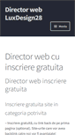 Mobile Screenshot of director-web.luxdesign28.ro