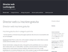 Tablet Screenshot of director-web.luxdesign28.ro