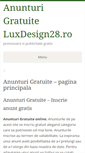 Mobile Screenshot of anunturigratuite.luxdesign28.ro