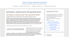 Desktop Screenshot of garduri-romania.luxdesign28.ro
